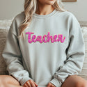 Teacher Chenille Patch Sweatshirt