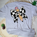 Checkered Bow T-Shirt