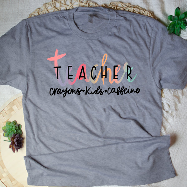 Crayons Kids Caffeine T-Shirt