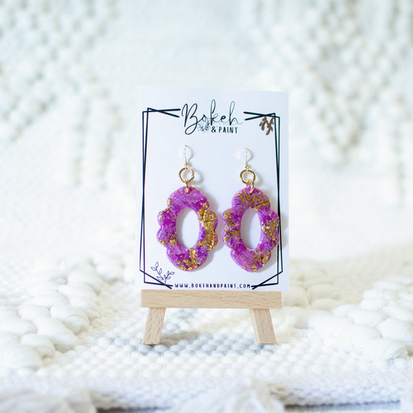Gold Speckled Flowers