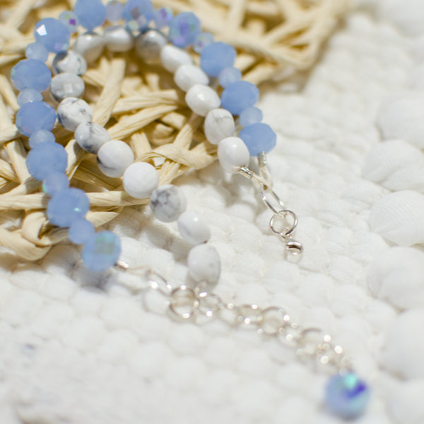Blue & Marble Bracelet