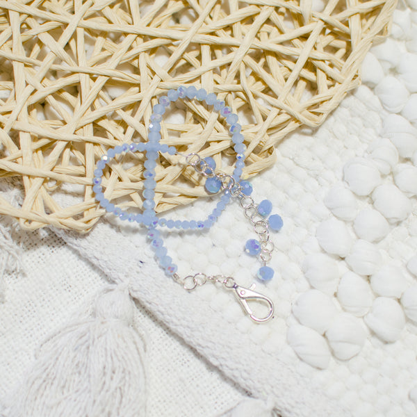 Sparkle Blue Wrap Bracelet