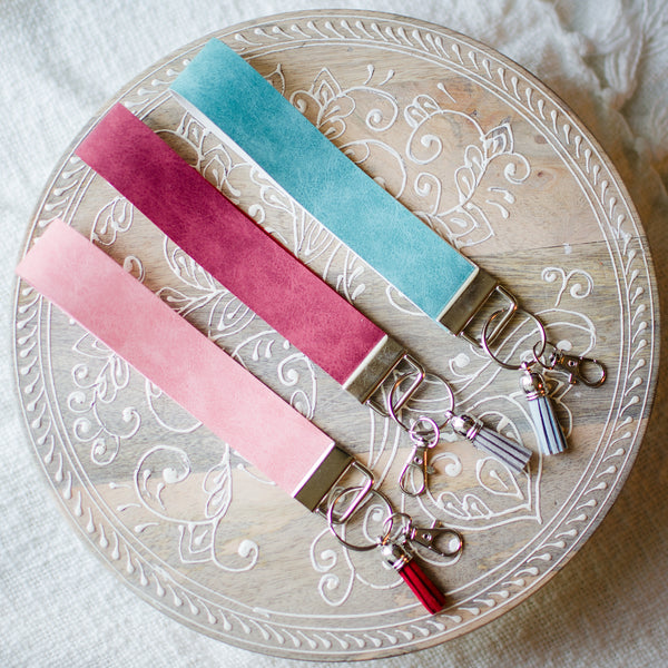 Wristlet - Faux Suede