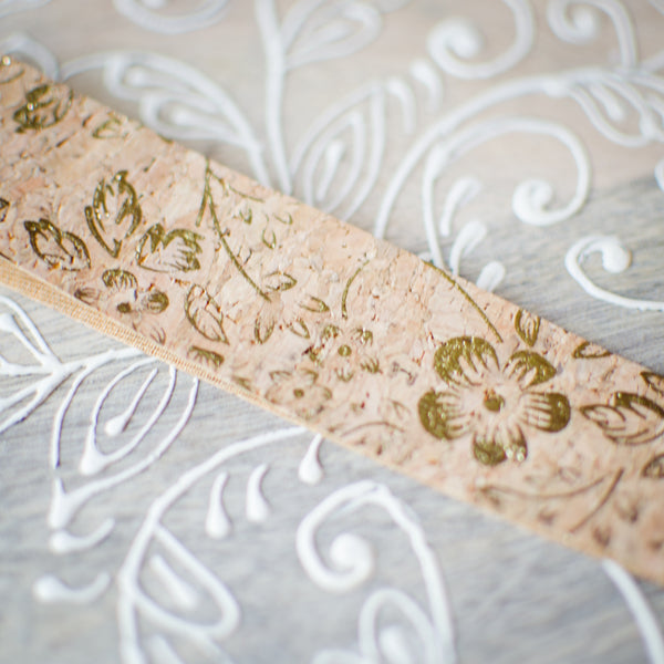 Wristlet - Cork & Gold