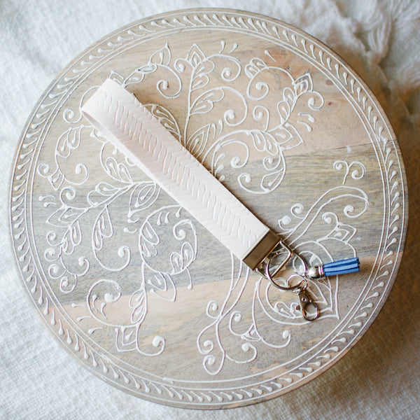 Wristlet - Woven White