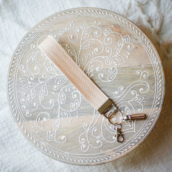 Wristlet - Woven White