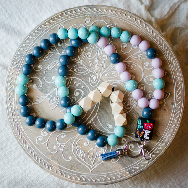 Lanyard - Blue & Lavender Teacher
