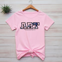 Custom with script - Pink & Blue Floral
