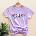 Custom with script - Pink & Teal Floral