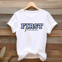 Custom with script - Light Blue Plaid