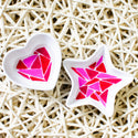Red & Pink Ceramic Jewelry Dish