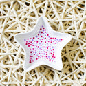 Pink & Purple Dots Ceramic Jewelry Dish