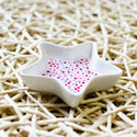 Pink & Purple Dots Ceramic Jewelry Dish