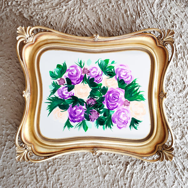 Lavender Bouquet - Art Print